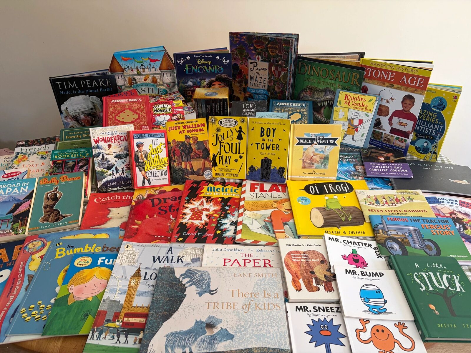 Book sale — ordered by colour