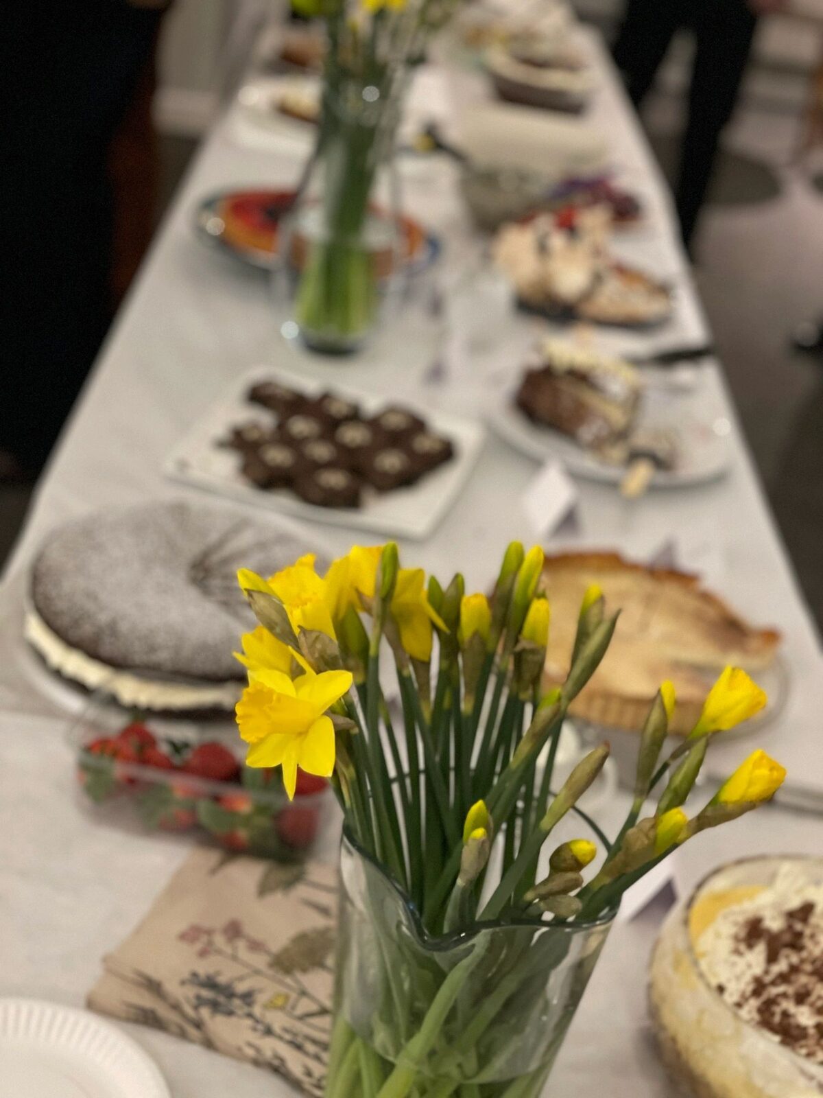 Progressive supper — desserts
