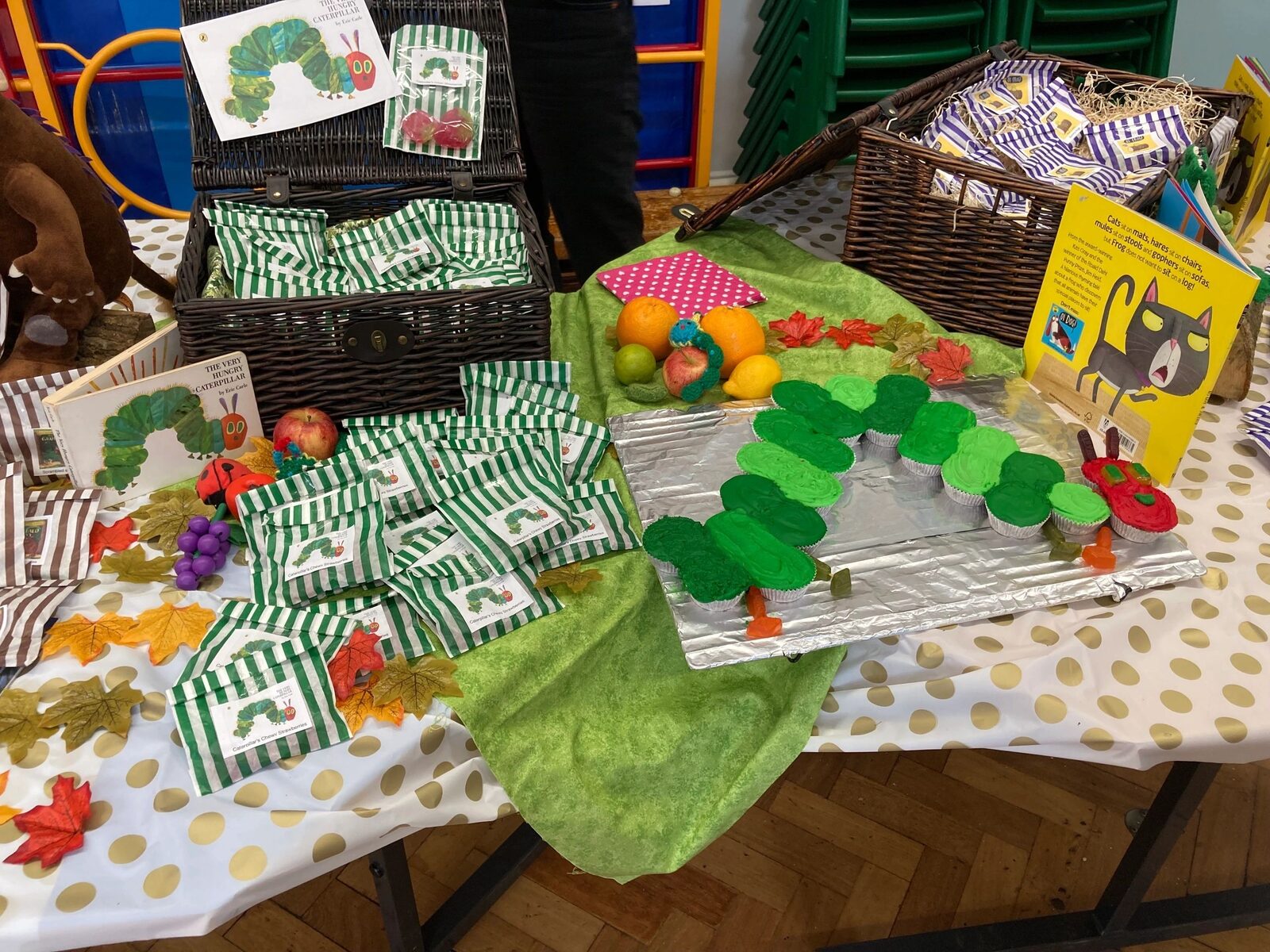 'The Very Hungry Caterpillar' display