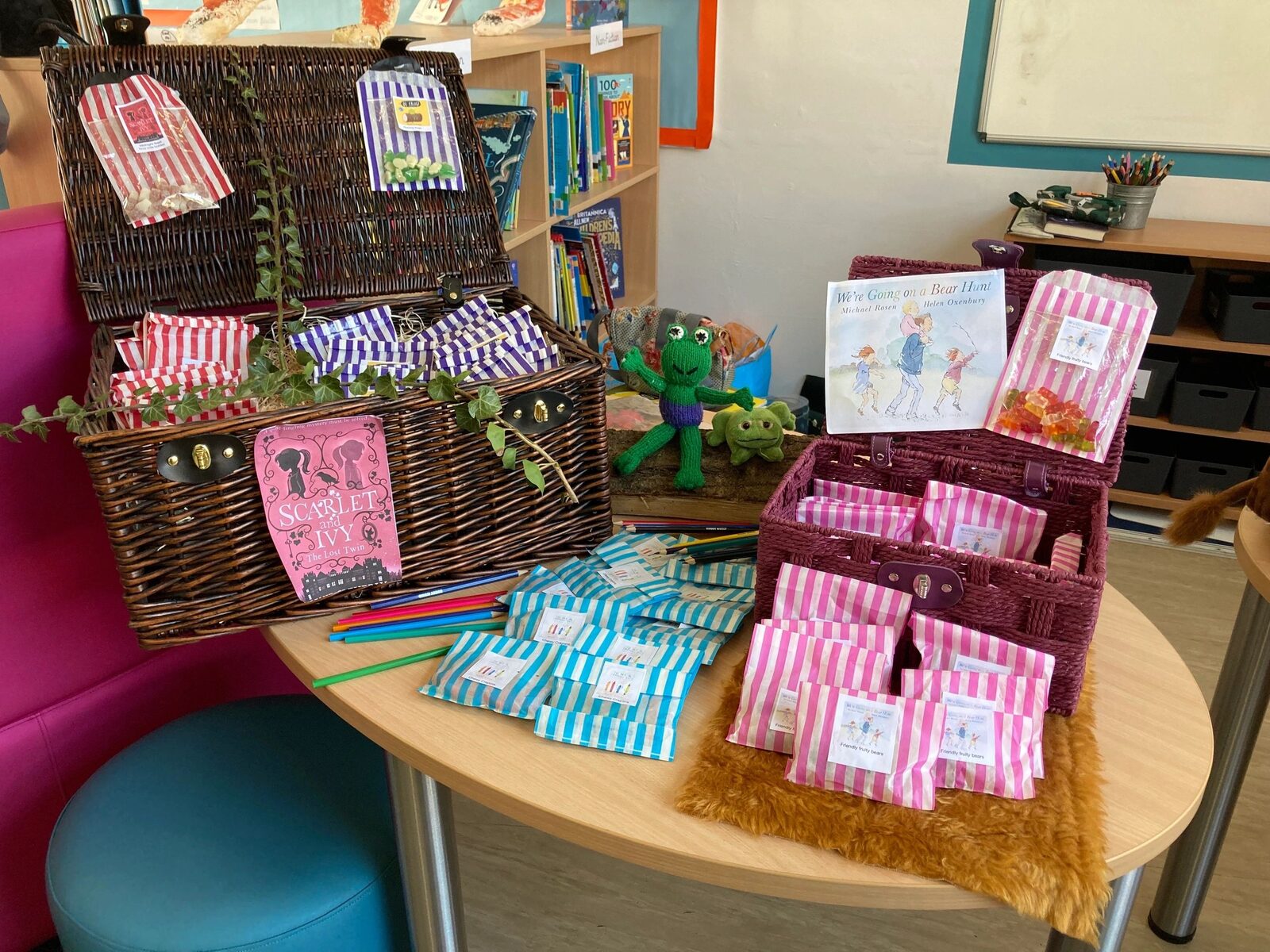 Mini book sale display — Bear Hunt